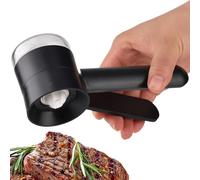 Adjustable Pepper Mill - Stainless Steel Manual Grinder, Portable Kitchen Salt Pepper Tool | Adjustable Coarse Fine Seasoning Mill For Black Peppercorn Salt Home Cooking Table Use