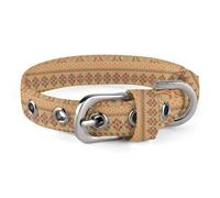Adjustable Peruvian USA Indian Pattern Dog Collar,Comfortable Pet Collar for Small to Medium Dogs