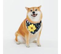 Adjustable Pet Bandana,Beautiful Colourful Flowers Print Cute Cats Pet Outfit,Reflective Dogs Scarf Holiday Costumes