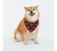 Adjustable Pet Bandana,Phoenix Birds Tiled Print Cute Cats Pet Outfit,Reflective Dogs Scarf Holiday Costumes