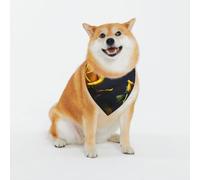 Adjustable Pet Bandana,Yellow Roses Starry Night Print Cute Cats Pet Outfit,Reflective Dogs Scarf Holiday Costumes