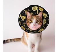 Adjustable Pet Cone for Small Dogs Witch Magic Spirit Board Funny Gothic, Lightweight Elizabethan Collar for Cats, Puppies, and Dogs After Surgery, Prevent Licking