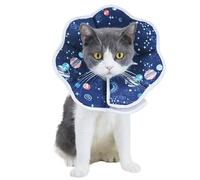 Adjustable Pet Cone - Protective Recovery Collar for Healing | Soft Comfortable Fabric with Secure Fastening for Cats Puppies Dogs and Post at Home Vet Clinic, 9.06x9.06x0.79 inches