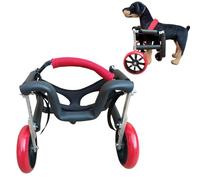 Adjustable Pet Front Leg Wheelchair | Mobility Support with Durable Silent Wheels & Breathable Harness | Multiple Sizes(Xs(Widen))