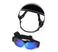 Adjustable Pet Glasses Dog Hat Helmets Safetys Puppy Shadows with Safety Goggles