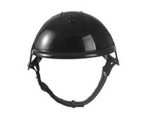 Adjustable Pet Helmet Impact Resistant Sponge Mat Pet Hard Hat, Cats Locomotive Helmet, Safety Gear(Black)