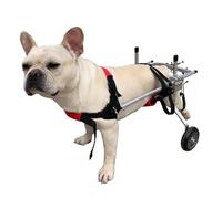 Adjustable Pet Mobility Aid with Two-Wheel Support for Rear Legs, Designed for Easy Urination and Defecation, Suitable for Various Sizes