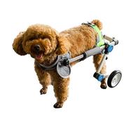 Adjustable Pet Wheelchair | Folding Design, Easy to Put On and Take Off | Cushioned Tires for Smooth Movement (XXXs)