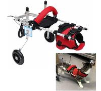 Adjustable Pet Wheelchair for Cats & Rabbits, Heavy-Duty with 2 Wheels, Ideal for Disabled or Injured Pets, Lightweight & Comfortable Design