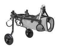 Adjustable Pet Wheelchair for Disabled Dogs Rear Leg Support Mobility Aid with Leg & Hip Support Lightweight Wheels for Small Dogs - Hunderollstuhl Rückenwagen