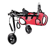 Adjustable Pet Wheelchair for Disabled Dogs Rear Support Mobility Aid with Leg & Hip Support for Small Pets Lightweight Rear Leg Cart for Enhanced Mobility