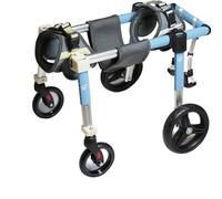 Adjustable Pet Wheelchair for Hind Leg Support, Lightweight Mobility Aid for Dogs and Cats with Back Leg Injuries