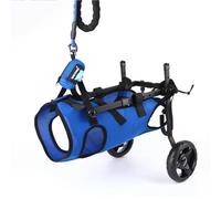Adjustable Pet Wheelchair for Small/Medium Dogs | Breathable Mesh, Shock - Absorbing Wheels | Mobility Aid for Injured/Paralyzed Pets(M)