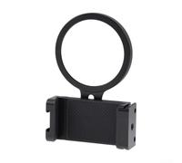 Adjustable Phone Filter Adapter 60-90mm Clamp Width(Clip) | 67mm thread support, aluminum alloy build, cold shoe mount, adjustable angle, fits ND CPL filters
