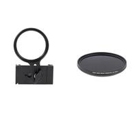 Adjustable Phone Filter Adapter 60-90mm Clamp Width(Clip+Filter1) | 67mm thread support, aluminum alloy build, cold shoe mount, adjustable angle, fits ND CPL filters
