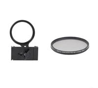 Adjustable Phone Filter Adapter 60-90mm Clamp Width(Clip+Filter2) | 67mm thread support, aluminum alloy build, cold shoe mount, adjustable angle, fits ND CPL filters