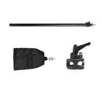 Adjustable Photo Boom Arm Metal Construction Photo Boom Arm Stable Bracket Use Take Single Wheel Boom Stand