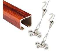 Adjustable Photo Hanging Mechanism, Track Length:1.5m / Width: 28mm / Height :22mm / Load-Bearing:120kg, Rope Length is Adjustable ,Cable 1.5m,C