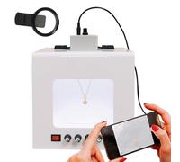 Adjustable Photo Light Box Kit with Star Filters for Jewelry and Product Photography