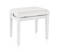 Adjustable Piano Stool by Gear4music White