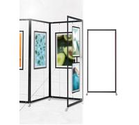 Adjustable Picture Display Stand, Folding Movable Rack for Indoor Outdoor Use, Artwork Hanging Bracket