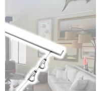 Adjustable Picture Hanging Kit with Wall Track2m Rail 2m Cable 3 HooksPerfect for Art Exhibitions Galleries Museums and Public SpacesVersatile Display Solution