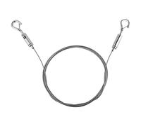 Adjustable Picture Hanging Wire, 2m x1.5mm Stainless Steel Heavy Duty Hanging Rope to Hang Picture Hook Photo Frames Light Mirror and Wall Art DIY Holder Flowerpot Hold Up to 44lb/20kg(1 Pc)