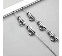 Adjustable Picture Rail Hanging System - 200-300cm Steel Cable Gallery System for Home Decor Museum & Drawing Room Complete 2.6m Rail with 3.0m Cable & 3 Hooks