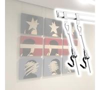 Adjustable Picture Rail Track System for Hanging Drawings, Frames, and Photographs, Invisible Art Hanging Solution for Walls