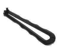 Adjustable Pin Spanner Wrench Black 6mm for Angle Grinder Disc Removal | Chrome-vanadium Steel Construction, Strong Grip, Secure Nut Removal, Suitable for Mechanics, DIY Users and Equipment
