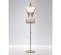 Adjustable Pinnable Dress Form for Sewing and Clothing Display, Plus Size Curvy Mannequin Ideal for Fashion Design