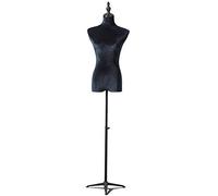 Adjustable Pinnable Dress Form Mannequin Torso with Metal Stand, Ideal for Women's Clothing Display and Tailoring