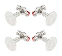 Adjustable Pipe Clamp Bracket 1/2 4pcs Stainless Steel 50-95mm