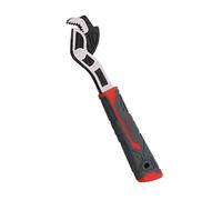 Adjustable Pipe Wrench - Heavy Duty Plumbers Spring Wrench, Multipurpose Garage Workshop Tool, Professional Plumbing Spanner Wrenchs, Self-Locking Grip Jaw Tool for Home Repair Maintenance Projects
