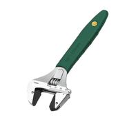 Adjustable Pipe Wrench - Metal Scale Marked Gland Nut Tool, Large Opening Wrench | High Performance Carbon Steel Construction, Comfortable Ergonomic Handle, Practical Accessory for