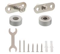 Adjustable Pivot Hinge for Partition Screens 360 Degree Silver