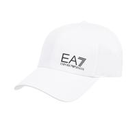 Adjustable Plain Logo Cap - male - Emporio Armani EA7 - Hats & Caps - White - ONE SIZE - Accessories ONE SIZE