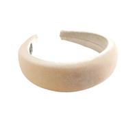 Adjustable Plain Pleuche Headband Made of Sponge Elegant Comfortable Hair Accessories for Girls and Women Fashionable Plain Headband for Women