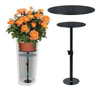 Adjustable Plant Risers for Inside Pots, 11-20" Rise Planter Insert Filler for Large Pots, Plant Lift Inserts Flower Pot Risers for Indoor Outdoor Tall Taper Planter Container (6" 8" 10" Base or Top)