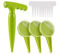 Adjustable Plant Seed Sower Planter Hand Held Flower Grass Seeder Garden Multifunction Seeding Dispenser Accessories(14PCS)