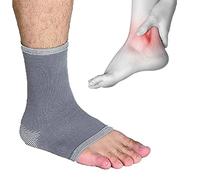 Adjustable Plantar Fasciitis Elastic Ankle Support Sleeve - Sore Ankles Pain Stabilisation Wrap - Support for Injured Ankles - Sub-Acute Ankle Sprains, Edema & Arthritis By Solace Care (EXTRA LARGE)