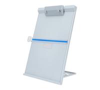 Adjustable Plastic Document Holder Stand with Ruler for Reading | Portable Setup, Adjustable Angles, Pen Slot, Line Guide, for Typing while Reading in Library