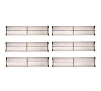 Adjustable Plastic Drawer Organizers That Extend to Fit Various Drawer Sizes for Underwear Socks Lingerie Ties Belts Jewelry Sorting (6)