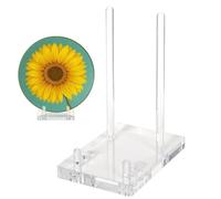 Adjustable Plate Display Stands - Modern Space Saving Table Stand | Photo Stand for Books, Maps, Records, Cutting Boards, Home, Bedroom, Living Room, Table, Office, Accessory