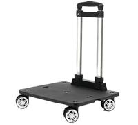 Adjustable Platform Cart with Swivel Wheels, Foldable Furniture Transport Trolley, 4 Wheel Dolly, 30x21cm/11.8x8.3, Heavy-Duty Moving Cart for Easy Transportation