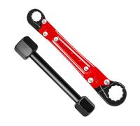 Adjustable Plumber Spanner Set 2Piece Angle Stop Wrench for Quick Plumbing Installation Durable J Steel Tools for Pipe Fittings and Home Repairs