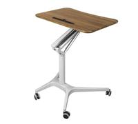 Adjustable Pneumatic Laptop Desk Mobile Presentation Stand for Home Office & Classroom Ergonomic A4 Height-Adjustable Workstation