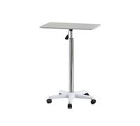 Adjustable Podium Stand for Teachers & Speakers 5980cm Height Wide Reading Surface 50kg Load Capacity Ideal for Classroom Presentations White Finish