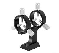 Adjustable Pointer Finderscope Bracket,Pointer Guide Scope Rings Mount Astronomical Telescope Accessory For 28-32mm Finderscope(Black)