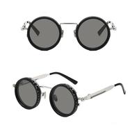 Adjustable Polarized Sunglasses for Men Women - Stepless Dimming ND Filter, Photochromic HD Lens, Aviation Aluminum Magnesium Frame for Driving Fishing Outdoor (Silvery)